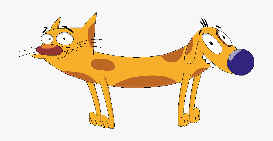 Clip Art Clip Art Freeuse - Cat And Dog Cartoon Drawing, Transparent Clipart