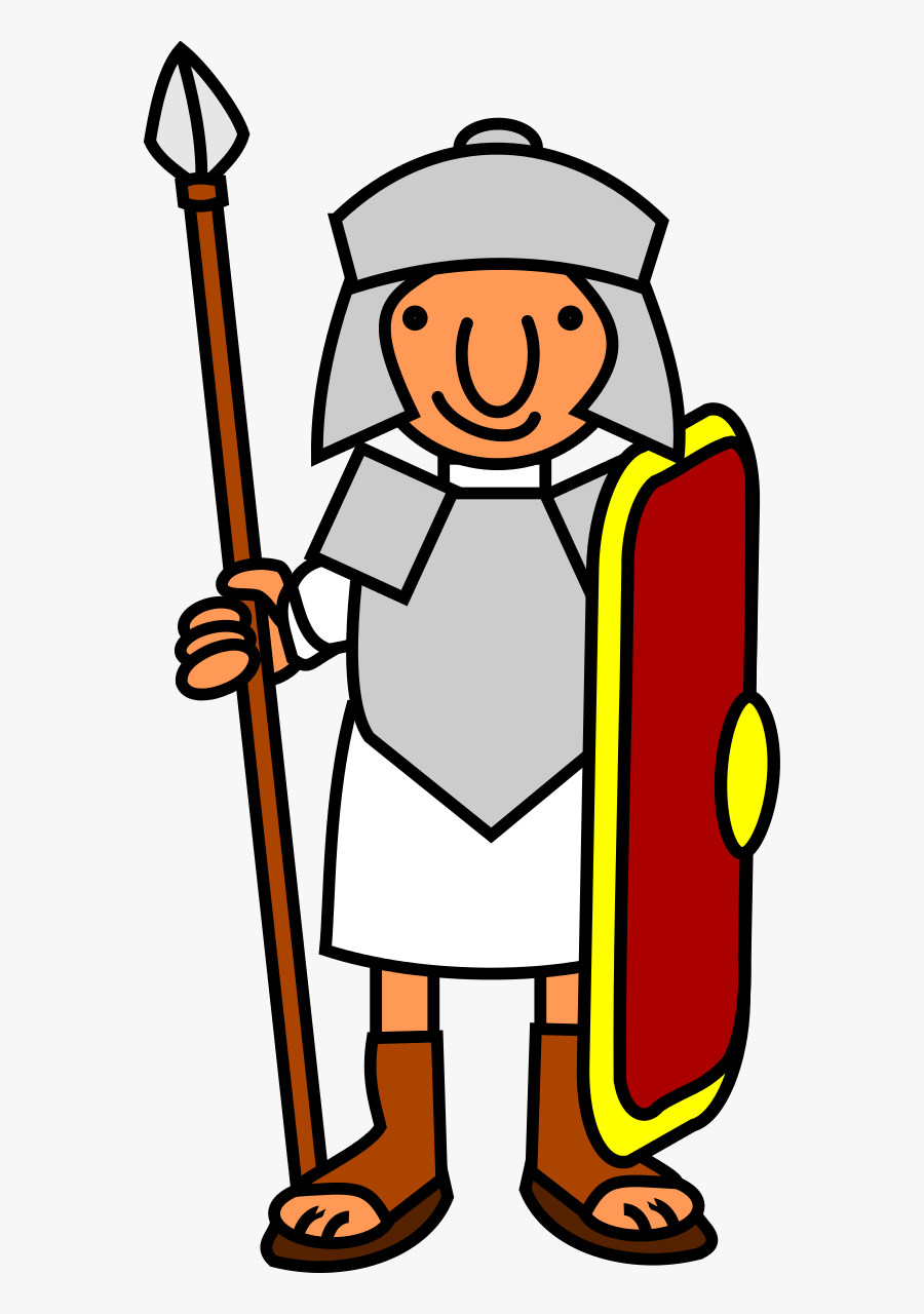 Roman Warrior Art - Roman Soldier Clipart, Transparent Clipart