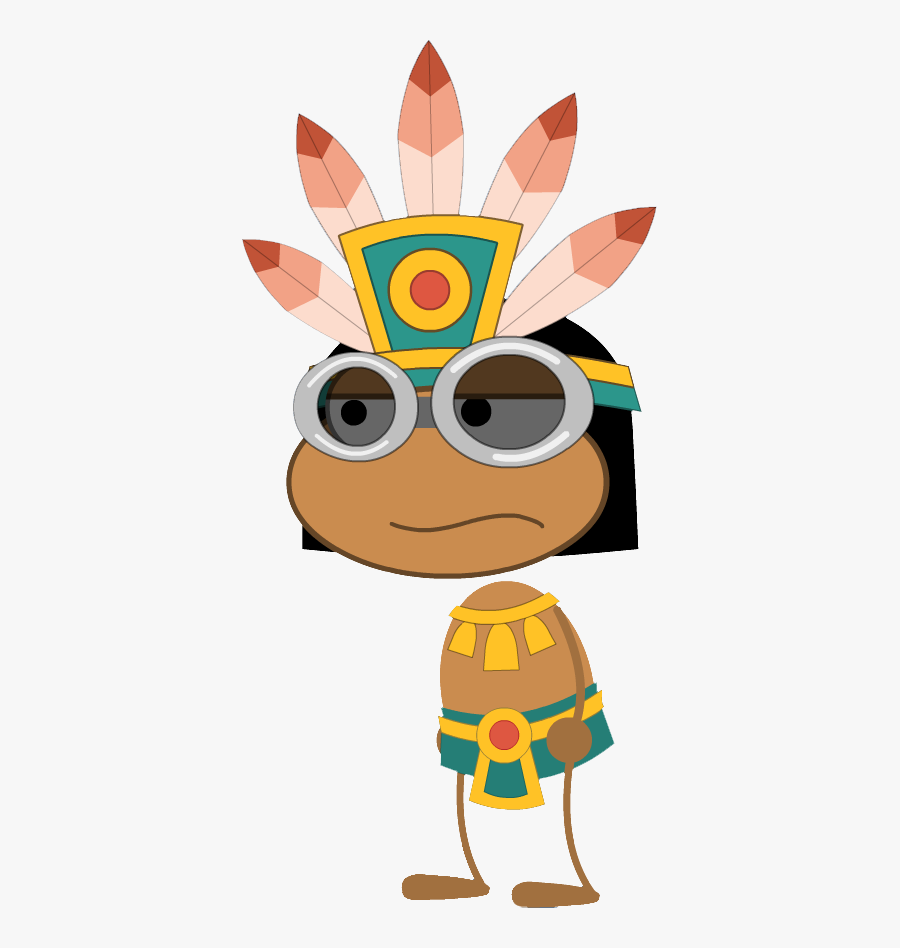 Transparent Aztec Warrior Clipart - Cartoon Aztec Warrior, Transparent Clipart