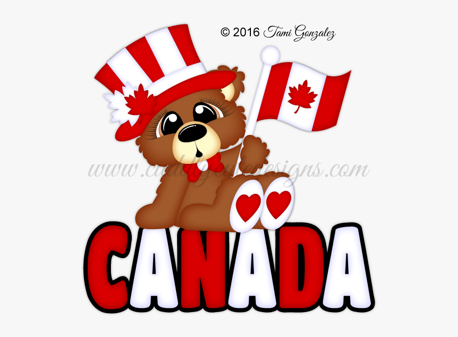 Transparent Canada Clipart - Canada Bear Cartoon, Transparent Clipart
