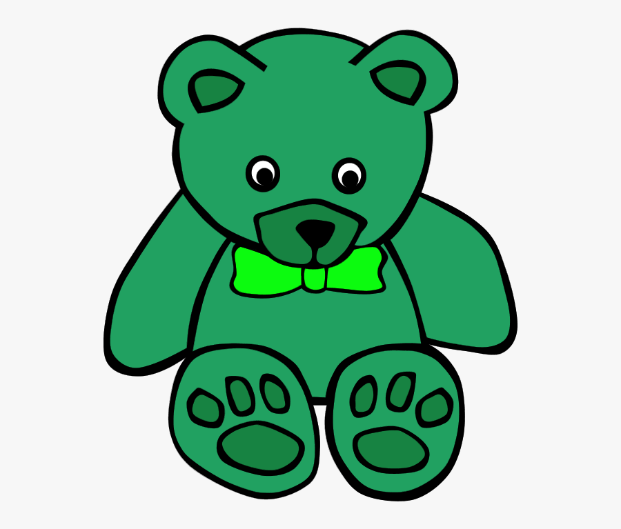 Teddy Bear Clipart Green Free Collection - Brown Clip Art, Transparent Clipart