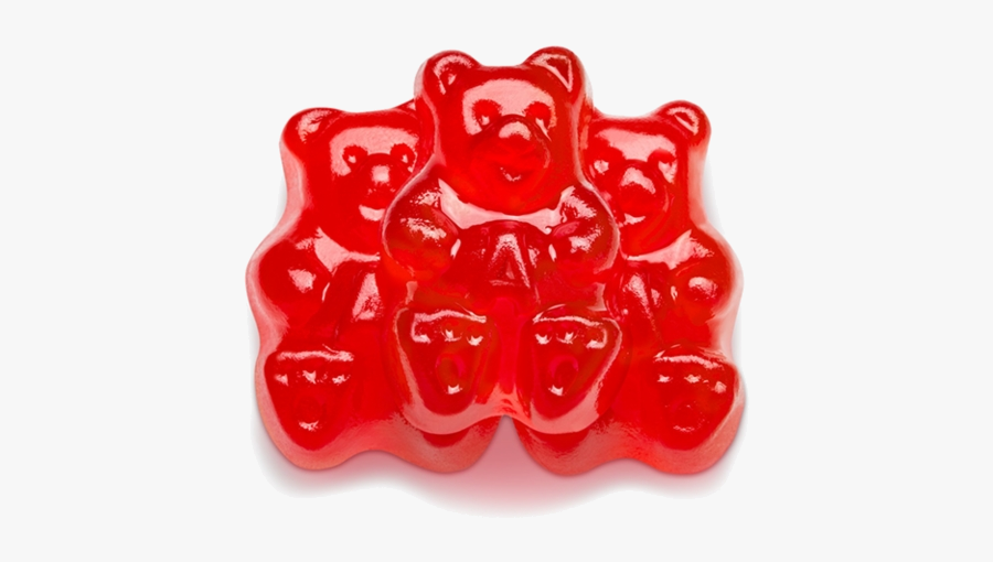 Gummy Bear Clipart Red Bears Transparent X Png - Hot Cinnamon Gummy Bears, Transparent Clipart