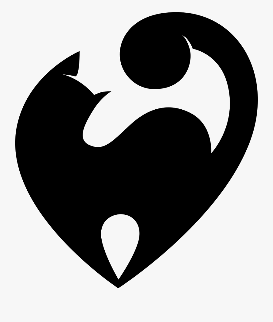 Cats Dogs Cats And Dogs Heart Shaped Comments - Cat Dog Heart Icon, Transparent Clipart