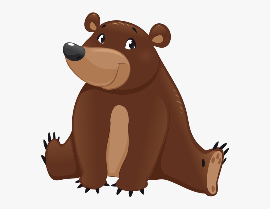 Animals Bear Vector, Clip Art, Content, Animals, Bears, - Bear Cartoon Png, Transparent Clipart