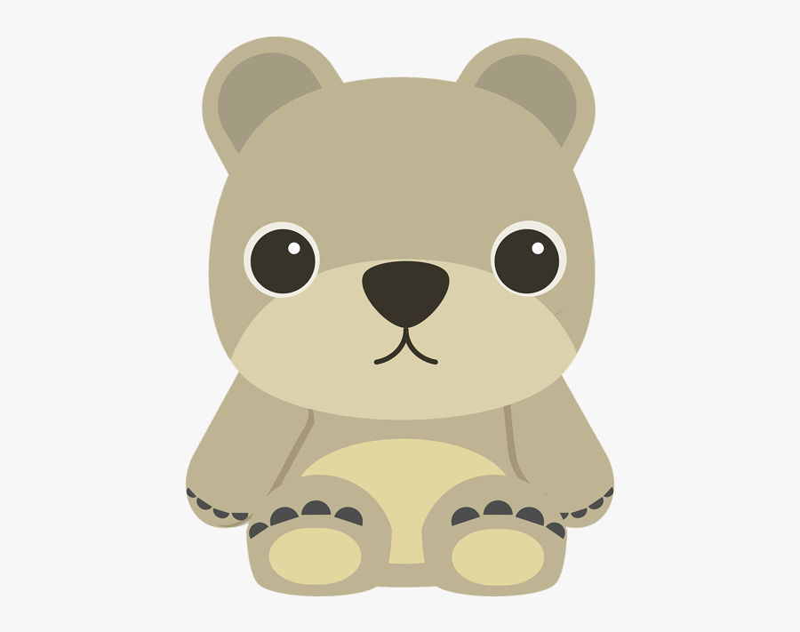 Clipart Bed Bears - Cartoon Transparent Bear Png, Transparent Clipart