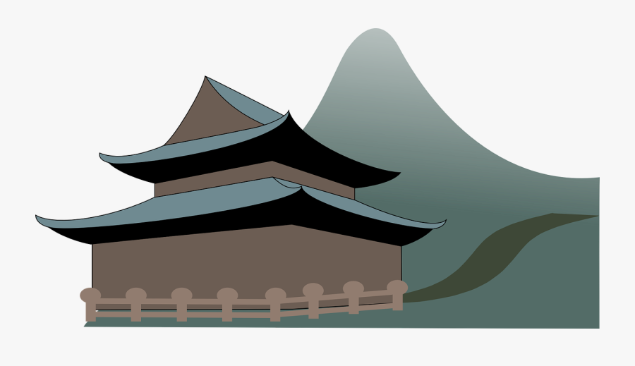 Pagoda Temple Japan - Temple Clip Art, Transparent Clipart