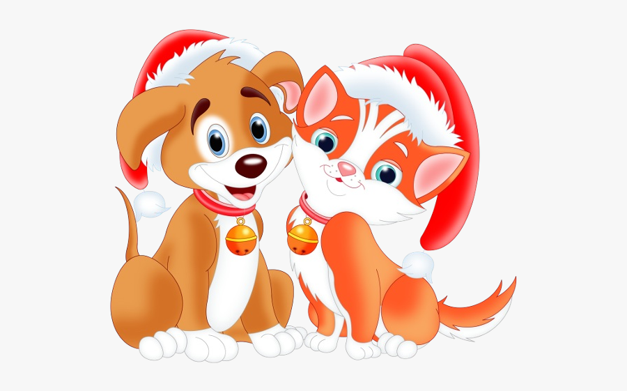 Clipart Transparent Stock Pets Orange Pencil And - Cat And Dog Png Cartoon, Transparent Clipart