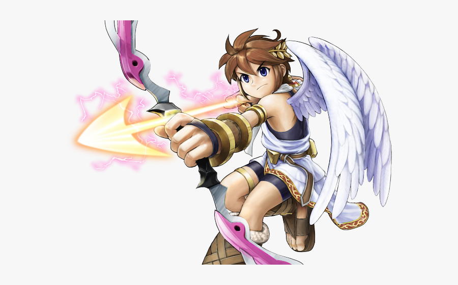 Angel Warrior Clipart Bow Arrow - Kid Icarus Png, Transparent Clipart