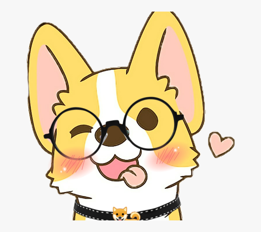 #kawaii #dog #corgi #blush I Want A Corgi 🐶 - Cute Dog Cartoon Drawing, Transparent Clipart