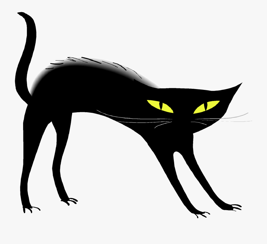 Cat Png Images Free - Halloween Symbols Black Cats, Transparent Clipart