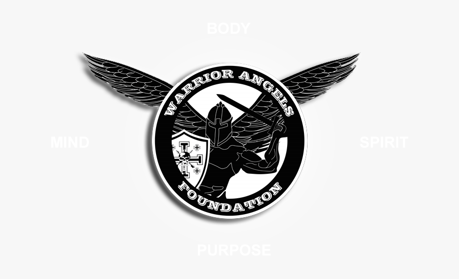 Angel Warrior Clipart Sword Logo - Warrior Angels Foundation, Transparent Clipart