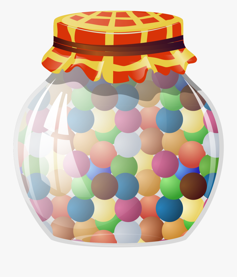 Candy Jar Transparent Background, Transparent Clipart
