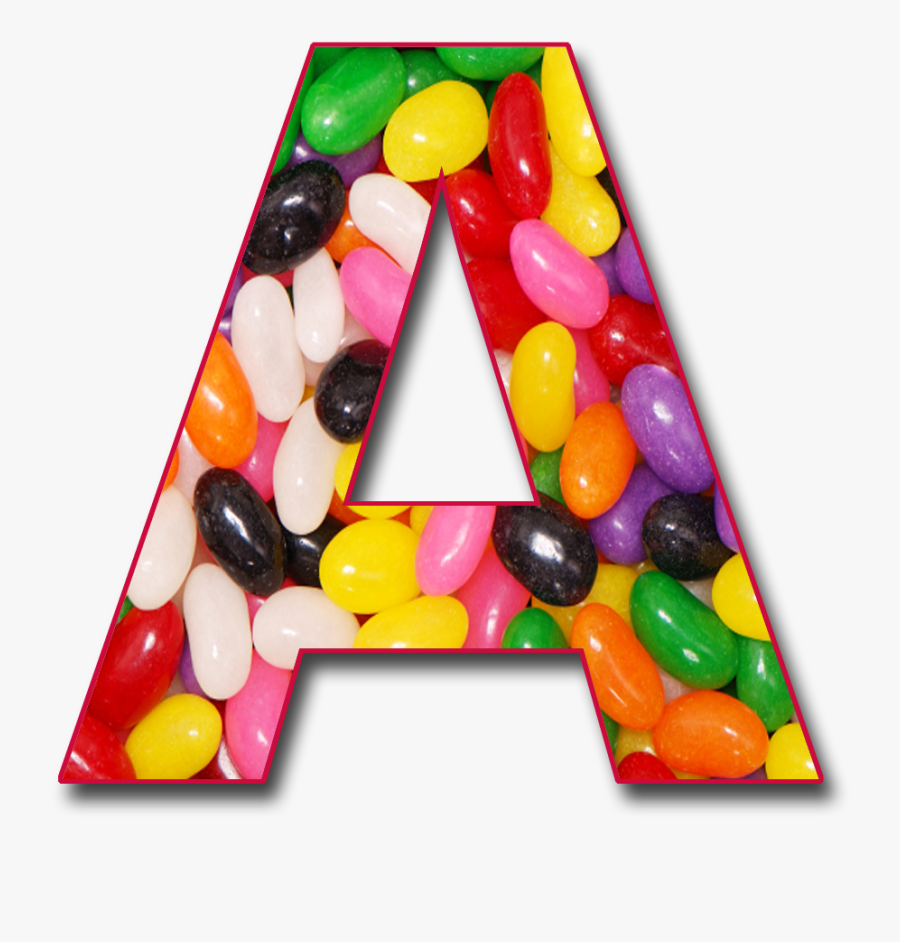 Jelly Candy Alphabet Letters, Transparent Clipart
