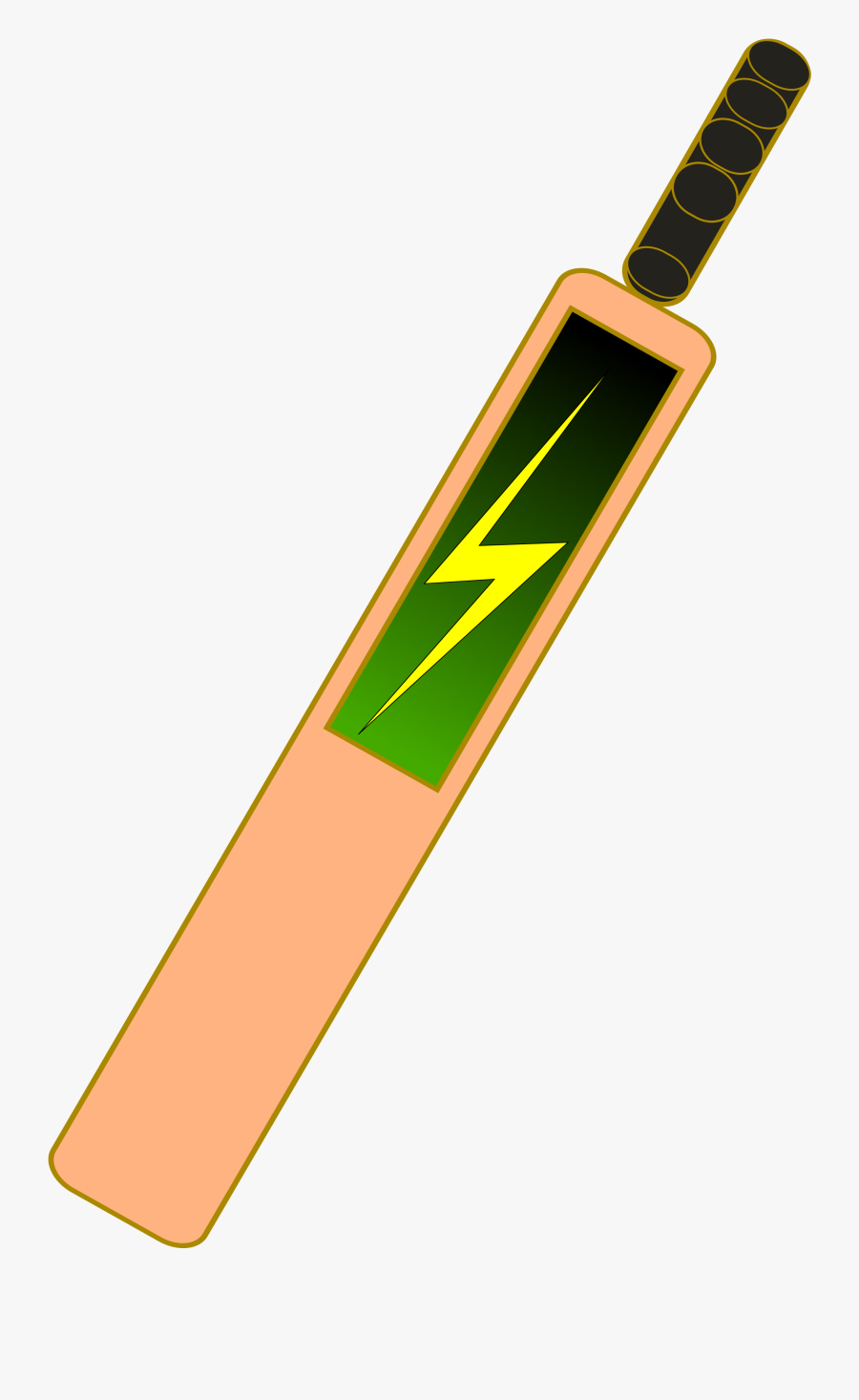 Sports Equipment,cricket Bat,yellow - Clip Art Of Cricket Bat, Transparent Clipart