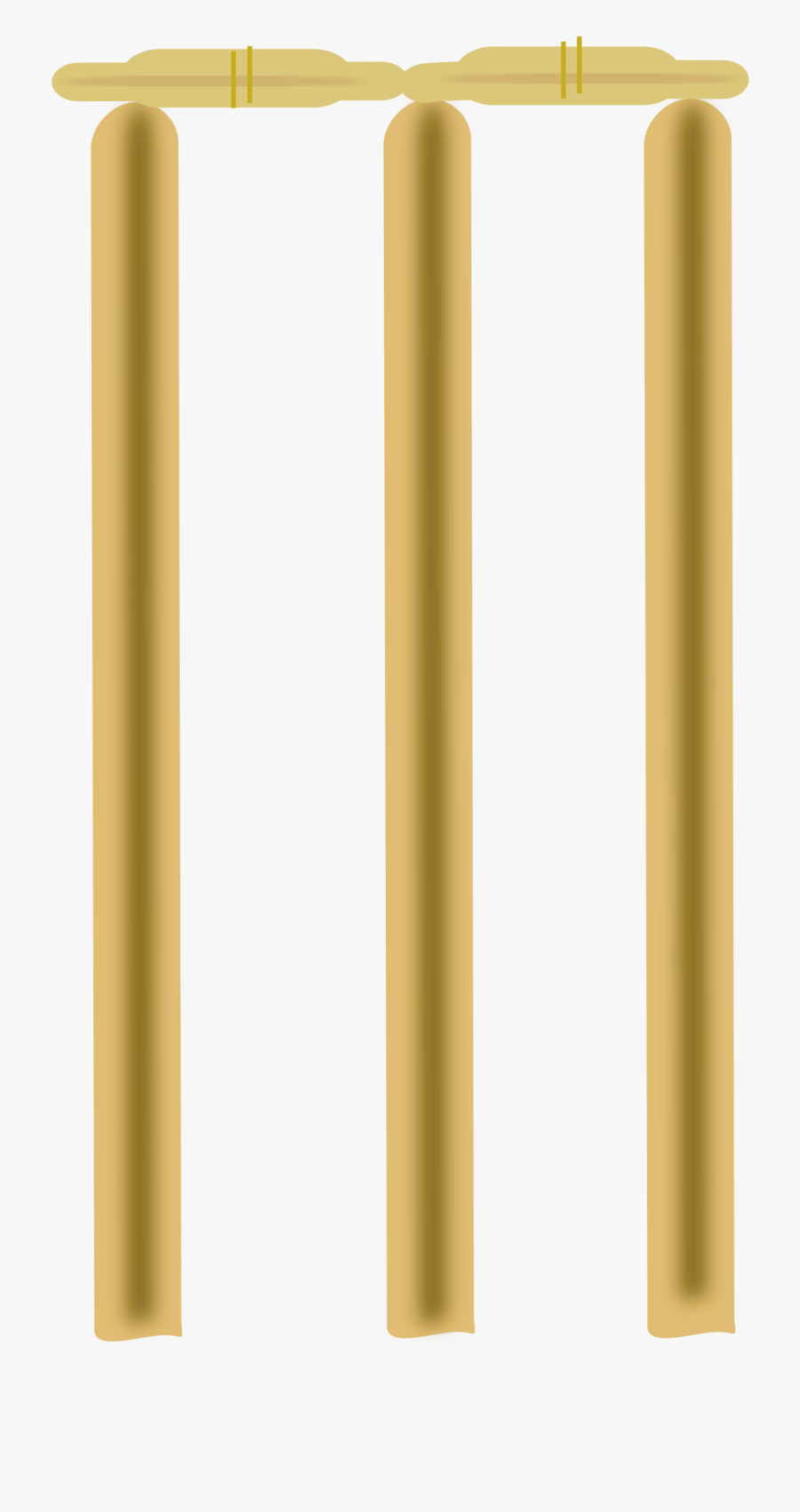 Wickets Clip Art At Clker - Cylinder, Transparent Clipart