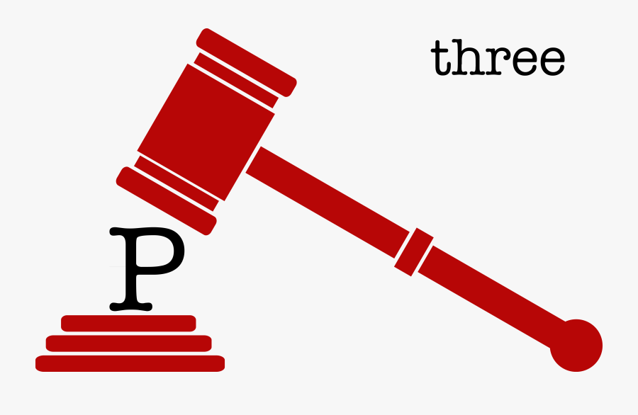 Transparent Scales Clipart - Gavel Black And White, Transparent Clipart