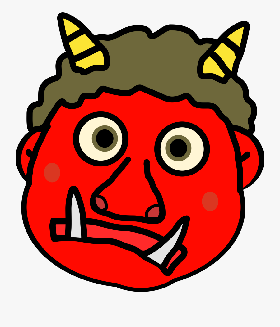 Bean Throwing Clipart - Setsubun Oni, Transparent Clipart