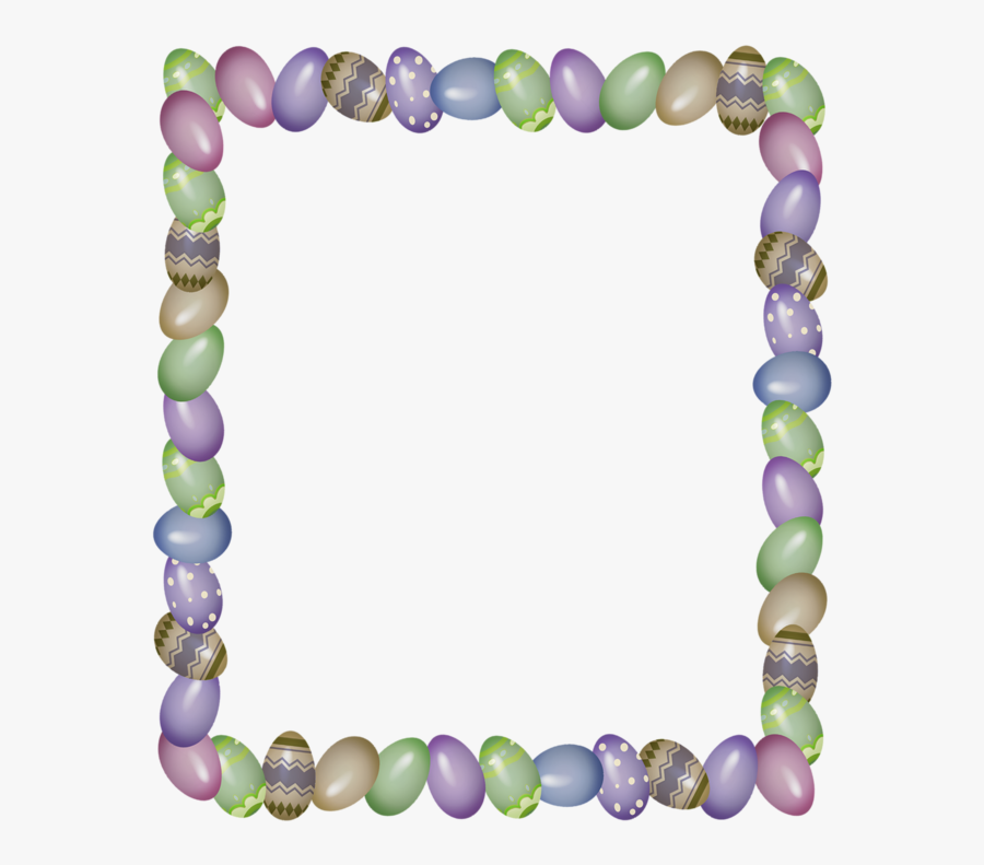 Easter Eggs Frame Png, Transparent Clipart
