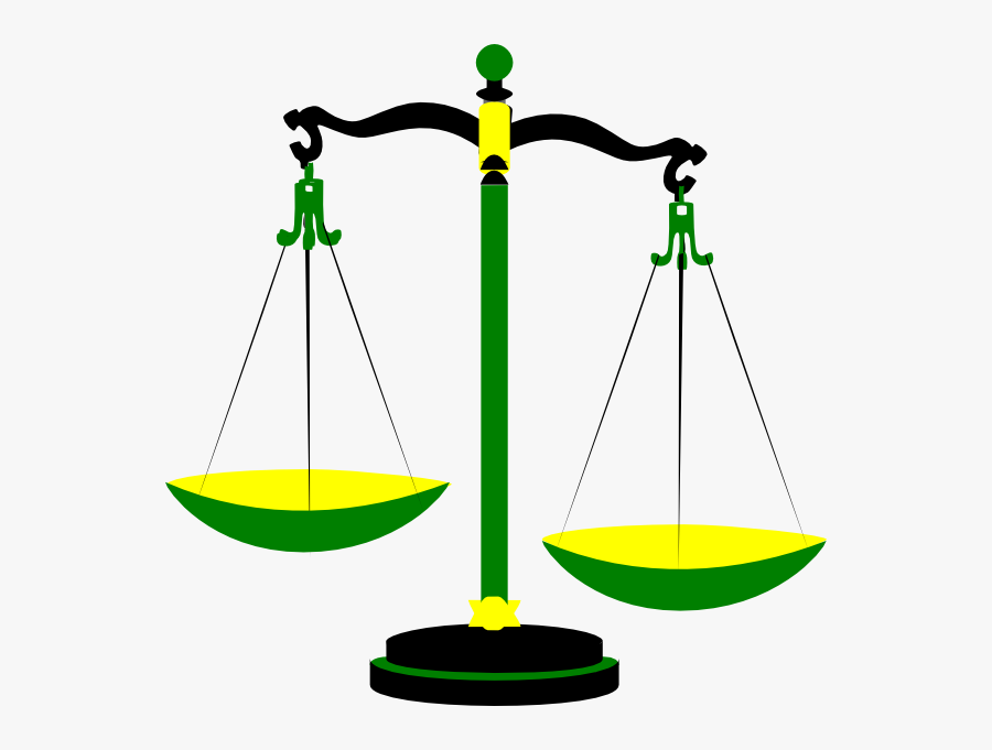 Justice Vector Lawyer Symbol - Libra Scale, Transparent Clipart