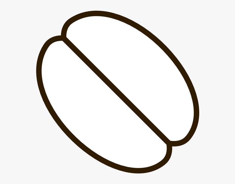 Coffee Bean Clipart - Coffee Bean Clipart White, Transparent Clipart