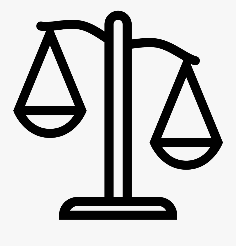 Scales Png - White Png Legislation Icon, Transparent Clipart