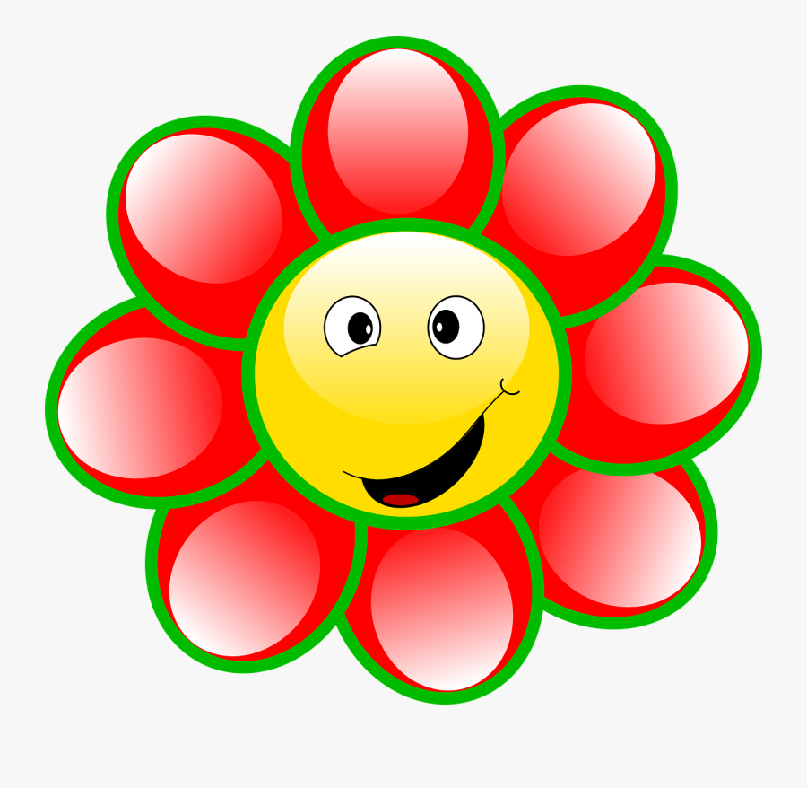 Download Smiley Flower Face Goofy Smile Png Image - Virág Smiley ...