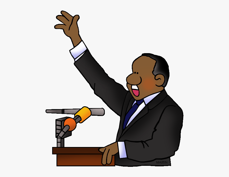 Transparent Martin Luther King Day Png - Clip Art Martin Luther King, Transparent Clipart