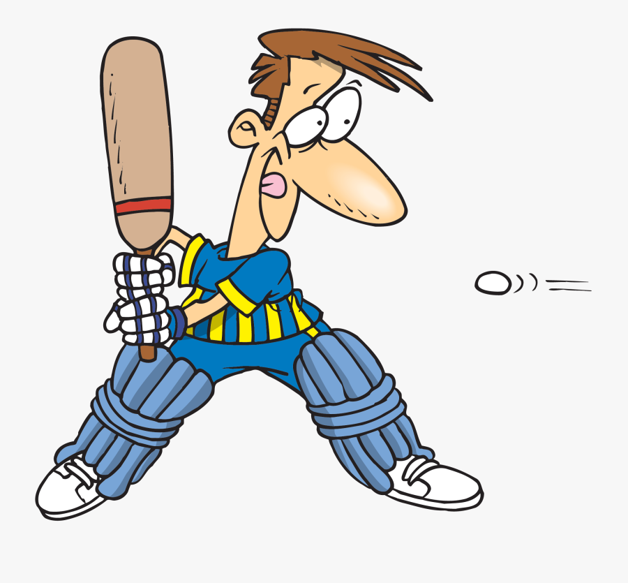 Transparent Cricket Clipart - Man Playing Cricket Clipart, Transparent Clipart