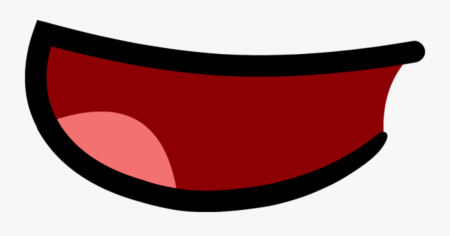 Transparent Smile Clipart - Bfdi Mouth, Transparent Clipart