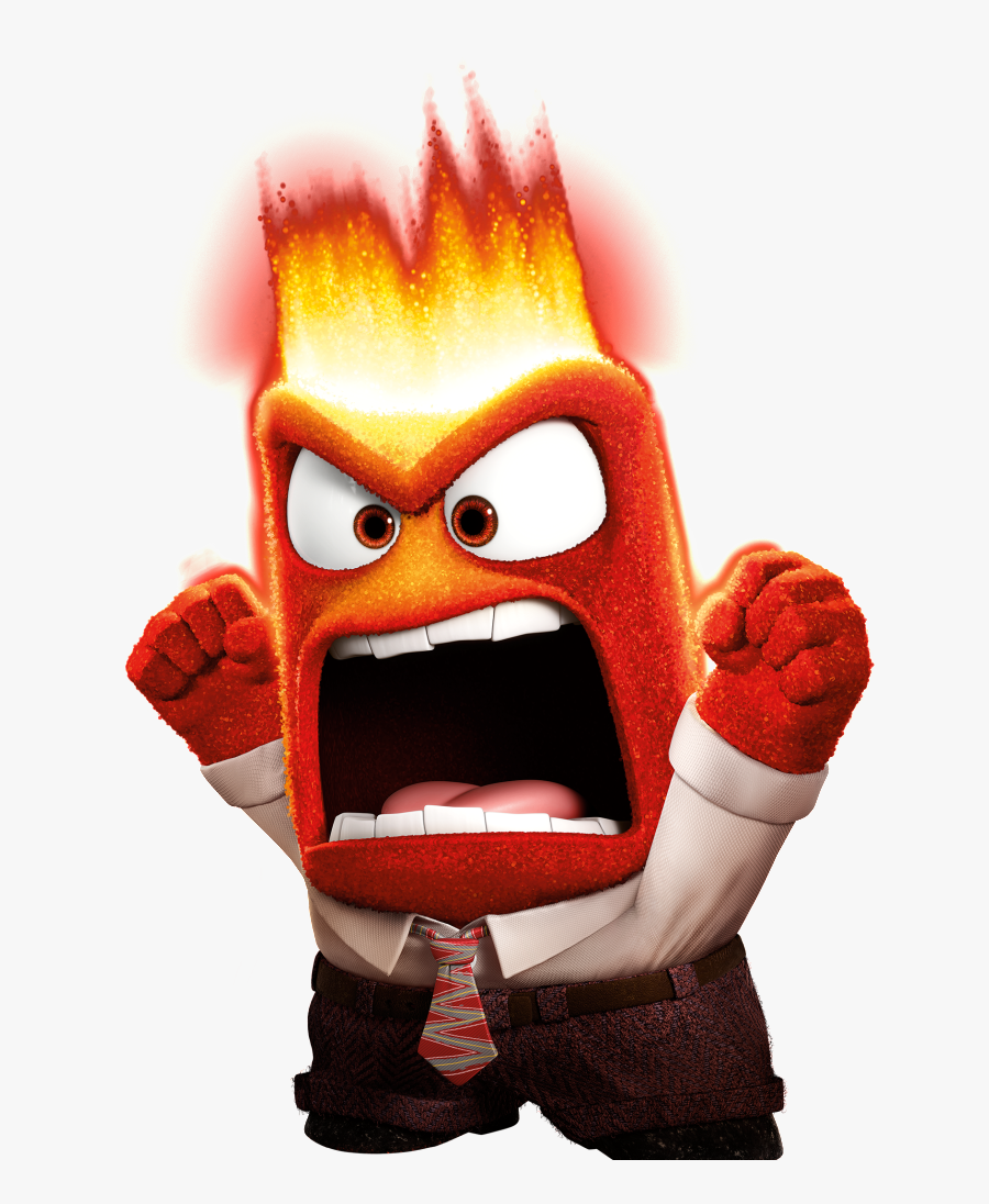Anger Disney Wiki Cartoon And Pixar Inside - Inside Out Personaggi Rabbia, Transparent Clipart