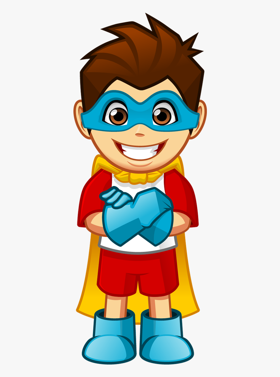 For Developers Cartoon Boy Smiling Clipart - Super Hero Boy Png, Transparent Clipart