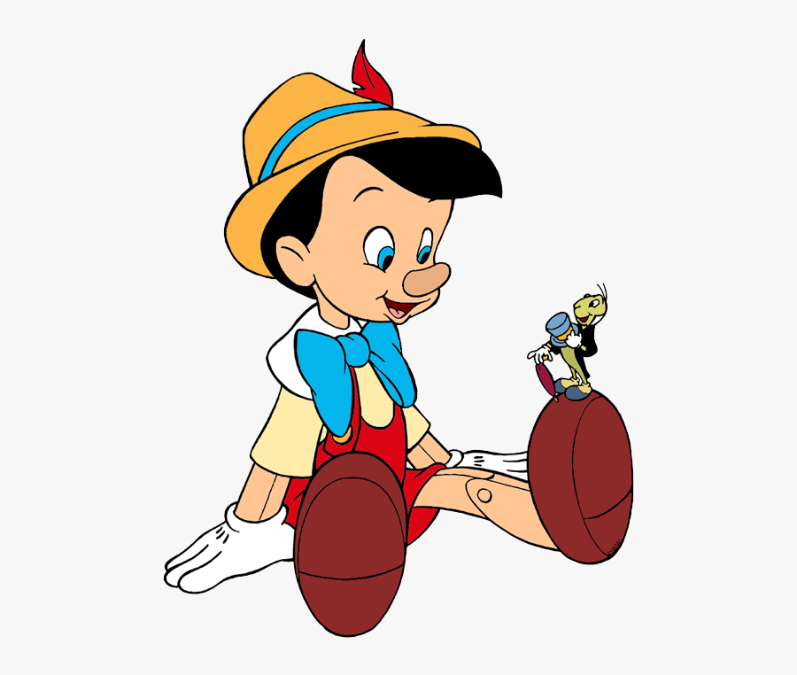 Pinocchio And Jiminy Cricket, Transparent Clipart