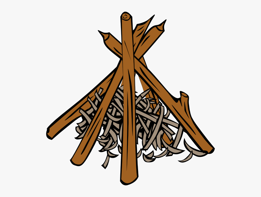 Apoy Clipart Mlk Flyer - Cartoon Teepee Fire, Transparent Clipart