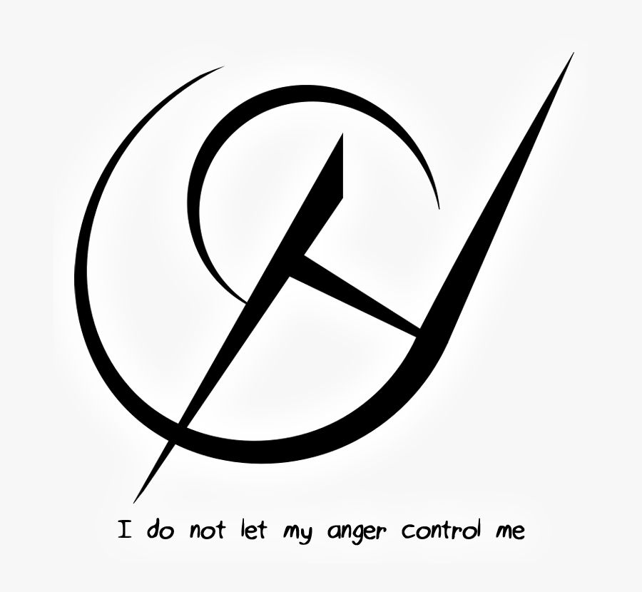 “i Do Not Let My Anger Control Me” Sigil Requested - Sigil For Controlling Anger, Transparent Clipart