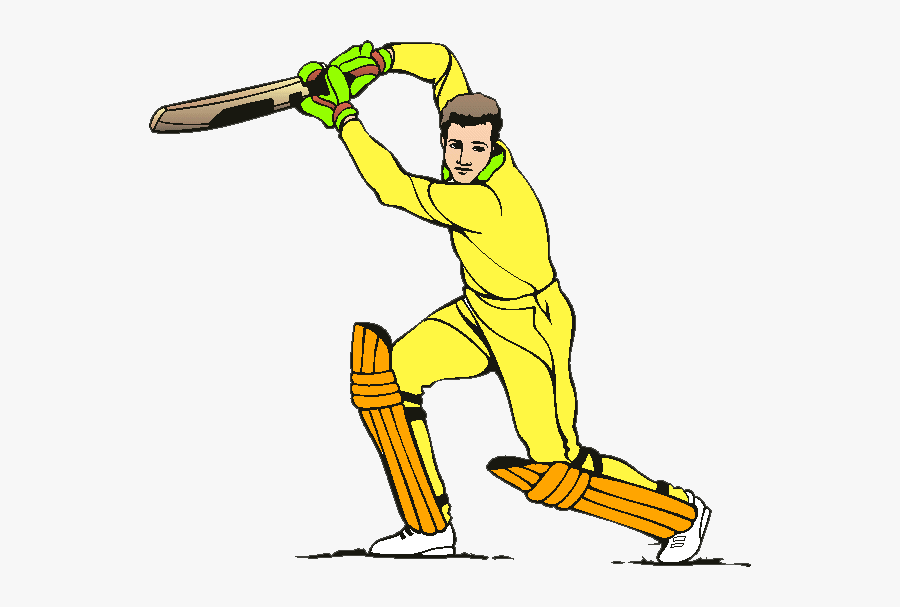 Cricket Player Clipart, Transparent Clipart