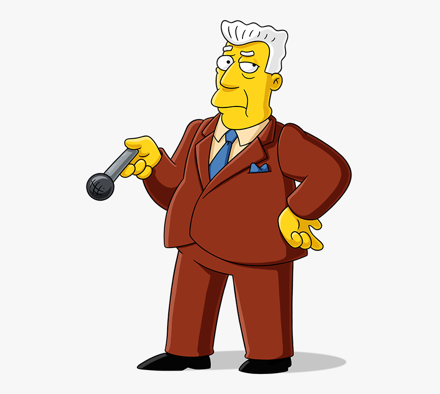 Transparent Family Faces Clipart - Simpsons Kent Brockman Family, Transparent Clipart
