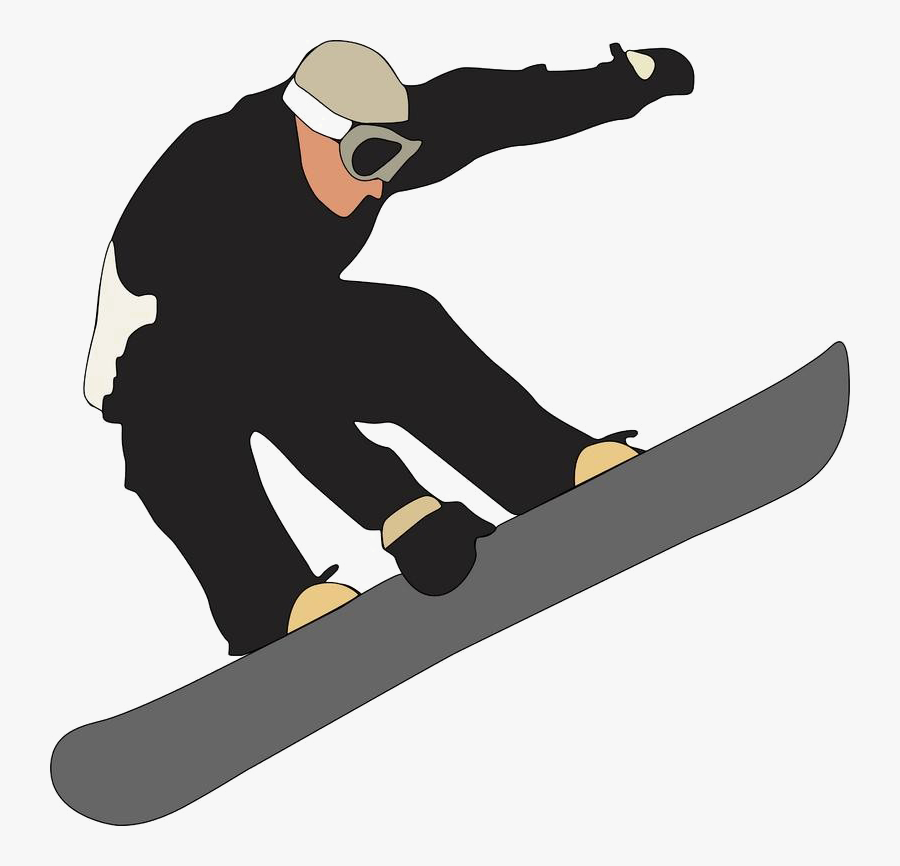 Download Snowboarding Jumping Png Picture For Designing - Snow Board Clip Art, Transparent Clipart