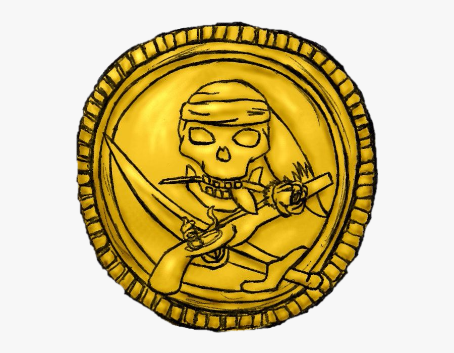Transparent Snowboard Clipart - Pirate Gold Coins Printable, Transparent Clipart