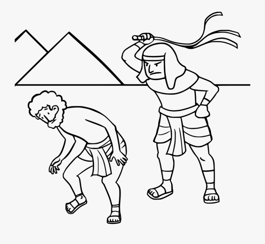 Art,shoe,human - Slaves In Egypt Drawing, Transparent Clipart