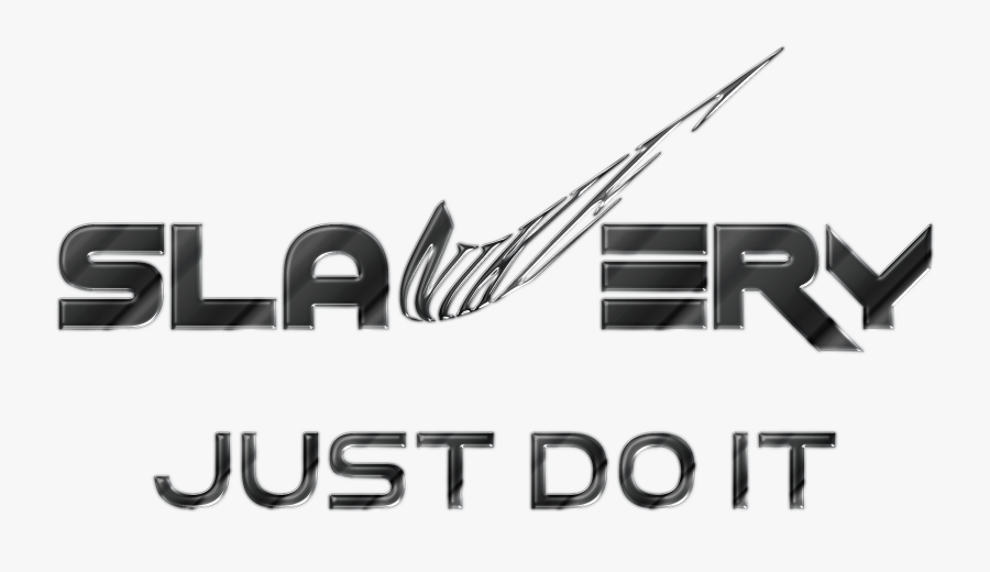 Clipart - Nike Just Do It Slavery, Transparent Clipart