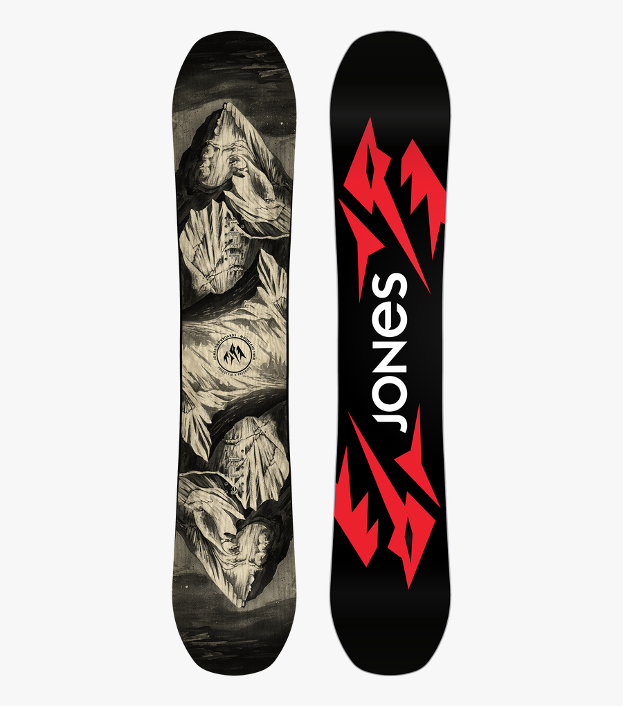 Tattoo Snowboarding Clipart - Jones Mountain Twin 2018, Transparent Clipart