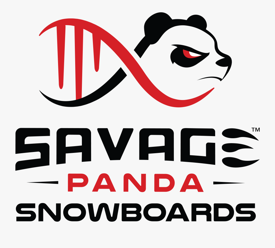 Savage Panda Snowboard , Png Download - Illustration, Transparent Clipart