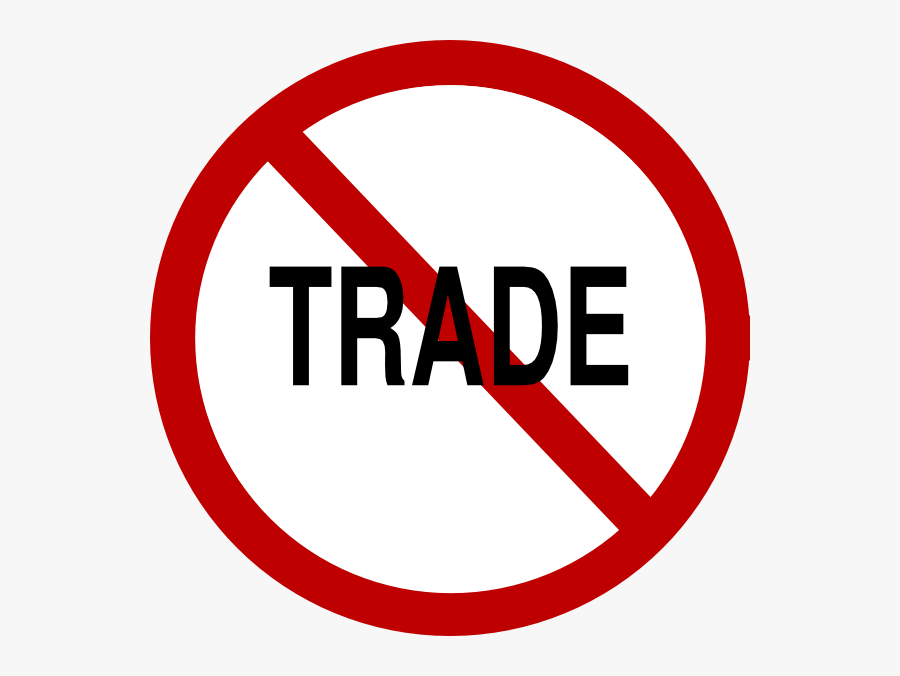 No Trade Clipart - No Trade, Transparent Clipart