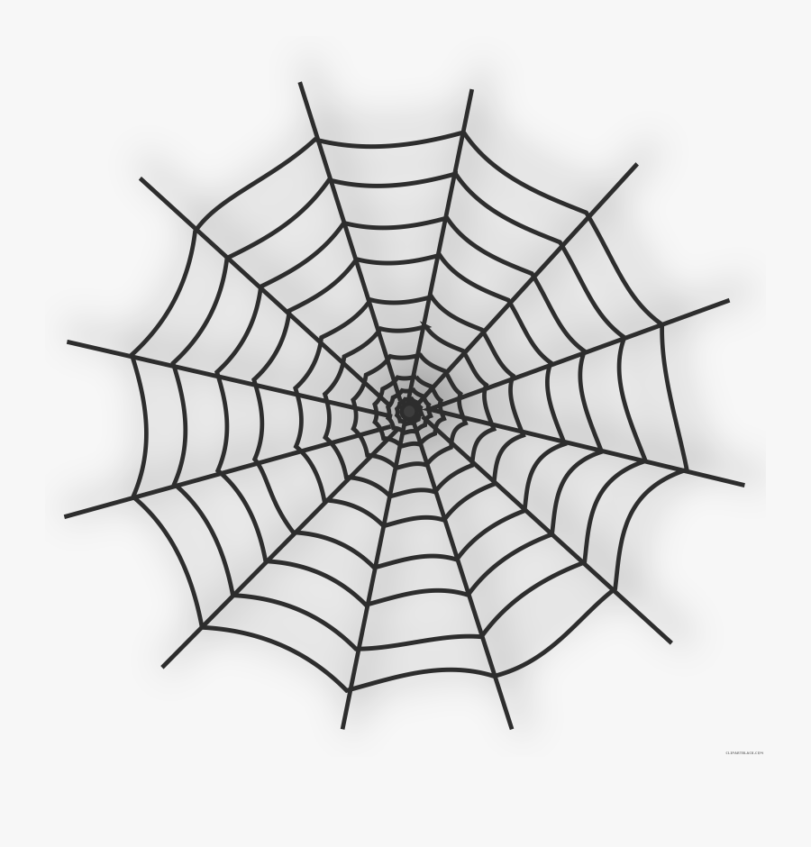 Halloween Spider Web Clipart - Spider Web Cartoon No Background, Transparent Clipart