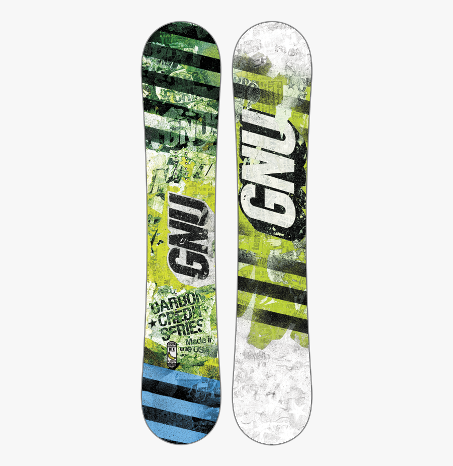 Snowboard Png Image - Gnu Btx Carbon Credit 2013, Transparent Clipart