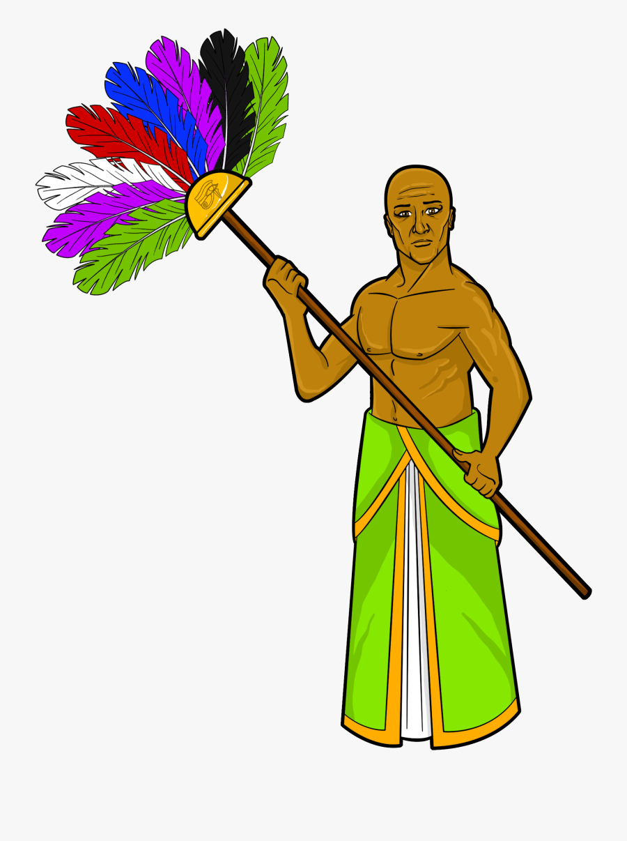 Ancient Egyptian Fan Bearer - Egyptian Fan Bearer, Transparent Clipart