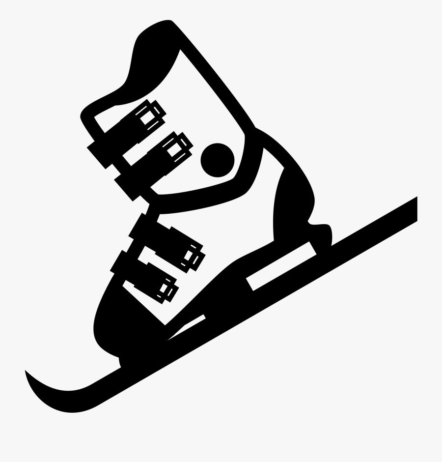 Banner Transparent Snowboard Clipart Equipment - Skier Turns, Transparent Clipart