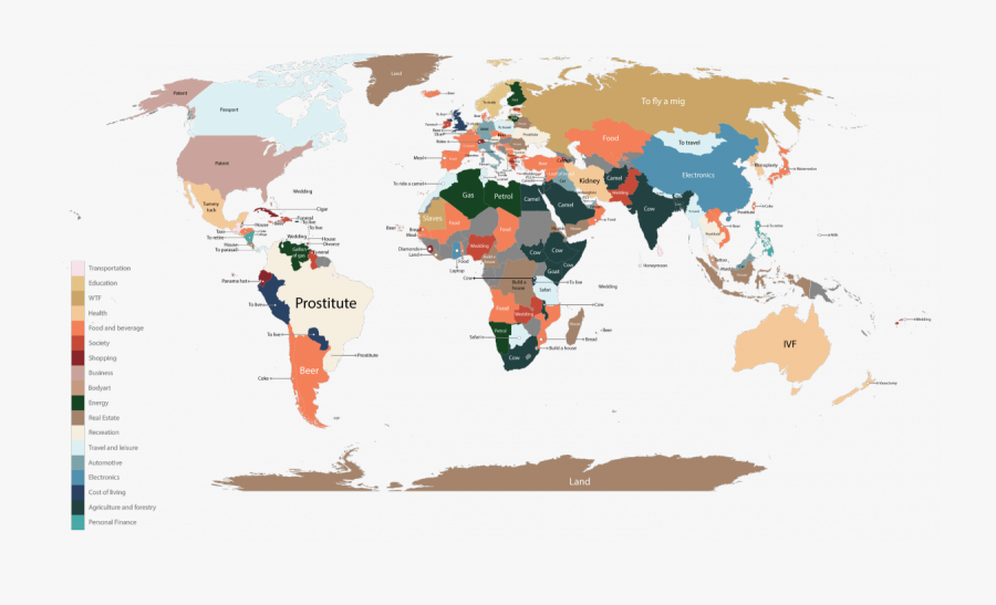 The Most Googled Products Of Each Country In A Crazy - Most Googled Products In Every Country, Transparent Clipart