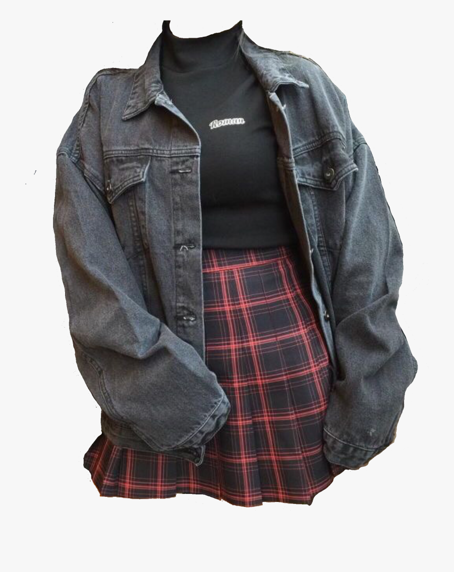 Polyvore Grunge Black - Niche Outfit Png, Transparent Clipart
