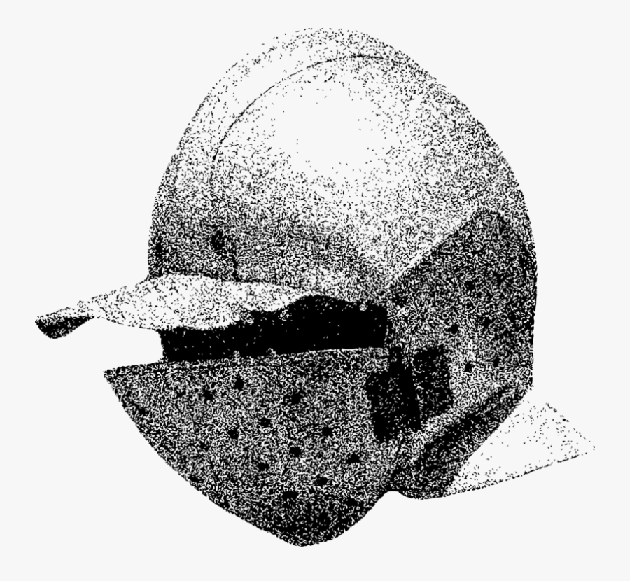 Helmet,bicycle Helmet,monochrome Photography - Sketch, Transparent Clipart